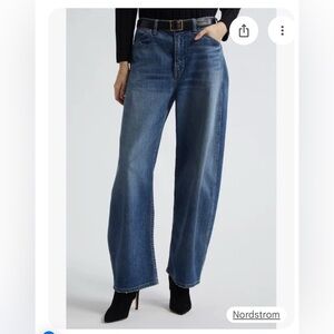 NWT Nili Lotan Women's Tribeca Jeans size 25 classic wash straight barrel